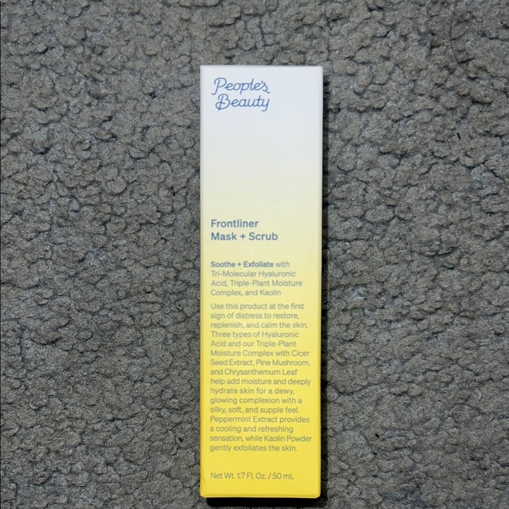 People’s Beauty Frontliner Mask + Scrub